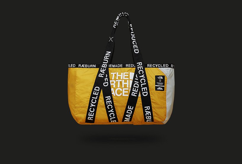 the north face recycles pre-used tents to create latest bag collection christopher raeburn